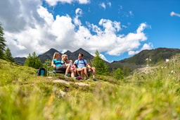 Wandern zur Winklerner Hütte mit der Familie, Kärnten, Österreich Familie Wandern Winklerner Alm, Mölltal