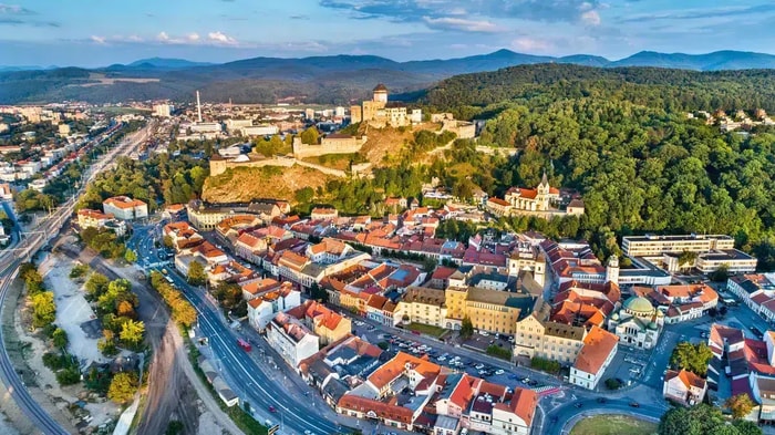 Trencin von oben