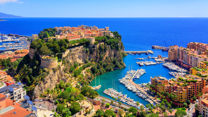 Küste Monte Carlo